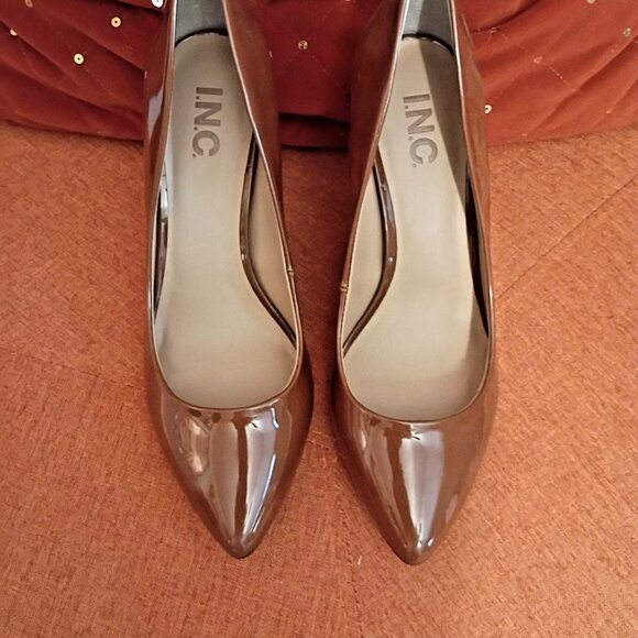 INC International Concepts Shoes - INC International Concepts Zitah Pointed-toe Patent Leather Pumps 3" Heel